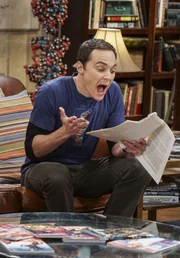 Als Sheldon (Jim Parsons) Berts Arbeit liest, muss er zu seinem Entsetzen feststellen, dass sie tats&auml;chlich bahnbrechend ist. Das f&uuml;hrt dazu, dass sich Sheldon vor lauter Wut selbst attackiert ...
