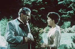 Kr&ouml;sel (Willy Millowitsch) und Dr. Petra Jensen (Marianne Koch).