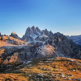 Abendstimmung in den Dolomiten.