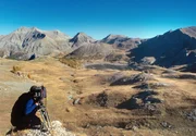 Auf 2.500 Höhenmetern wirken die provencalischen Alpen wie eine Hochgebirgsstreppe. Auf 2.500 Höhenmetern wirken die provencalischen Alpen wie eine Hochgebirgsstreppe.