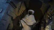 Mogli und Langur haben sich als Gespenst verkleidet. Mogli und Langur haben sich als Gespenst verkleidet.