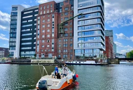 Der Harburger Hafen im Wandel - vom Industriehafen zum modernen Start up- und Wohnquartier.