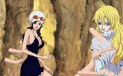 Nico Robin (l.); Cavendish (r.)