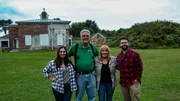 Jack Osbourne and Katrina Weidman take a photograph at Fort Mifflin with Executive Director, Beth Beatty, and Paranormal Host, Greg O'Brien Jack Osbourne and Katrina Weidman take a photograph at Fort Mifflin with Executive Director, Beth Beatty, and Paranormal Host, Greg O'Brien