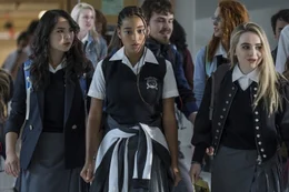 (v.l.n.r.) Maya (Megan Lawless); Starr Carter (Amandla Stenberg); Hailey (Sabrina Carpernter)