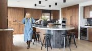 Host Jasmine Roth in the renovated Morris home, as seen on Help! I Wrecked My House, Season 5.