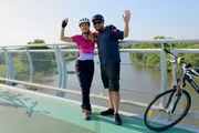Silvia Schneider und Peter Chrenka &ndash; Mountainbiken.