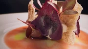 Filigranes Kunstwerk von Küchenchef Tony Hohlfeld. Filigranes Kunstwerk von Küchenchef Tony Hohlfeld.