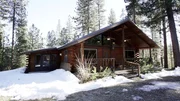 The exterior of the Mountain View Cabin in Idaho, as seen on HGTV's Log Cabin Living The exterior of the Mountain View Cabin in Idaho, as seen on HGTV's Log Cabin Living