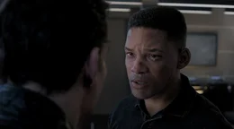 l-r: Clay Verris (Clive Owen), Henry Brogan / Junior (Will Smith)