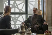 Carrie Mathison (Claire Danes, l.); Abdul Qadir G'ulom (Mohammad Bakri, r.)