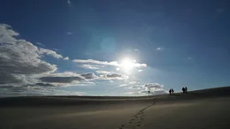 D&uuml;ne an der Grenze zu Kaliningrad.