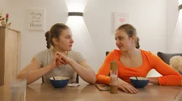 Kalorien waren ihr gr&ouml;&szlig;ter Feind: Anabel und Maria (r.)
