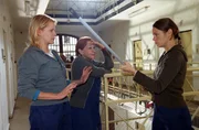 (v.li.): Isabella Szendzielorz (Karin Sokol), Gertraud Jesserer (Silvia Manz), Elke Winkens (Niki Herzog). (v.li.): Isabella Szendzielorz (Karin Sokol), Gertraud Jesserer (Silvia Manz), Elke Winkens (Niki Herzog).