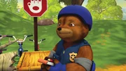 Franklins bester Freund B&auml;r wird f&uuml;r einen Tag Junior-Polizeihelfer.