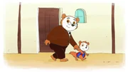 Bobo macht mit Opa einen Ausflug zum Kinderbauernhof.
