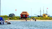 Typisch für die Insel Ærø sind die Badehäuser. Typisch für die Insel Ærø sind die Badehäuser.