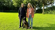 Polizeiobermeisterin Nadja und ihr Hund Loki sind noch in der Polizeihunde-Ausbildung. (Nina Ploghaus, Nadja R.).