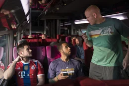 (v.l.n.r.) Alek (Alek Skarlatos); Anthony (Anthony Sadler); Spencer (Spencer Stone)
