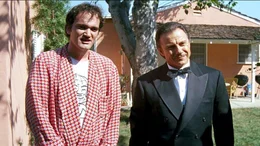 Quentin Tarantino, li. und Harvey Keitel