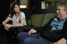 Michel Gondry mit seiner langj&auml;hrigen Freundin Charlotte Gainsbourg