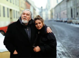 Bernhard Wicki mit seiner Frau, der Schauspielerin Elisabeth Wicki-Endriss.