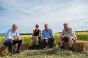 L-R: Charlie Ireland, Lisa Hogan, Jeremy Clarkson, Kaleb Cooper