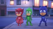 L-R: Amaya (voiced by Addison Holley), Gekko (voiced by Kyle Breitkopf), Catboy (voiced by Jacob Ewaniuk)