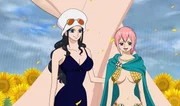 Nico Robin (l.); Rebecca (r.) Nico Robin (l.); Rebecca (r.)
