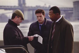 (v.l.n.r.) Regisseur Roger Michell und seine Hauptdarsteller Ben Affleck und Samuel L. Jackson