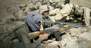 US-Marines k&auml;mpfen zusammen mit afghanischen Einheiten.