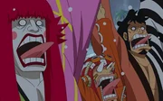 (v.l.n.r.) Kanjuro; Lysop; Kinemon