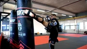 Warm-Up am Boxsack: Iwan Tagner