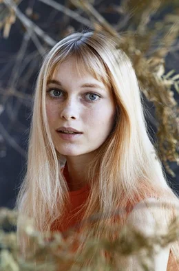 Portr&auml;t der US-amerikanischen Schauspielerin Mia Farrow aus dem Jahr 1965