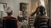Der grosse Tag ist da: Gloria Obianyo (Rückansicht) als Mercy Woodcock, Izzy Meikle-Small als Rachel Hunter, John Bell als Ian Murray und Joey Phillips (Rückansicht) als Dr. Denzell Hunter Der grosse Tag ist da: Gloria Obianyo (Rückansicht) als Mercy Woodcock, Izzy Meikle-Small als Rachel Hunter, John Bell als Ian Murray und Joey Phillips (Rückansicht) als Dr. Denzell Hunter