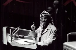 Rede von Jassir Arafat bei der UN am 13.11.1974