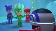 L-R: Catboy (voiced by Jacob Ewaniuk), Gekko (voiced by Kyle Breitkopf), Amaya (voiced by Addison Holley)