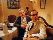 Max Kreitmeier (Werner Rom, links) und Adolf Grandauer (Alexander Duda). Max Kreitmeier (Werner Rom, links) und Adolf Grandauer (Alexander Duda).
