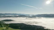 Blick auf den Bayerischen Wald.
