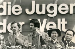 Dominique Vidal bei den X. Weltfestspielen in Ost-Berlin 1973