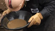 Jimmy Dorsey pans for gold.