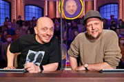 Rateteam-Kapit&auml;n Bernhard Ho&euml;cker (l.) und der Musiker Smudo (r.) bilden ein Rateteam.