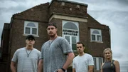 Tanner Wiseman, Alex Schroeder, Dakota Laden and Chelsea Laden at Ashmore Estates, as seen on Travel Channel's Destination Fear.