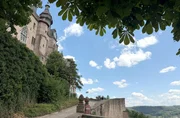 Blick auf das Marburger Schloss. Blick auf das Marburger Schloss.