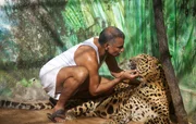 Dr Prakash Amte plays with leopard Rangu. Rangu was orphaned because his family were killed by hunters. Dr Amte has been raising it ever since. Dr Prakash Amte plays with leopard Rangu. Rangu was orphaned because his family were killed by hunters. Dr Amte has been raising it ever since.