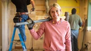 Demolishing the Legg kitchen puts a smile on host Jasmine Roth's face, as seen on HGTV's Hidden Potential. Demolishing the Legg kitchen puts a smile on host Jasmine Roth's face, as seen on HGTV's Hidden Potential.