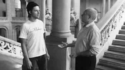 Von links: Jonas trifft den ehemaligen Jugendstrafrichter Kay-Thomas Diekmann. Wie h&auml;ngen Gesetz und Moral f&uuml;r ihn zusammen?