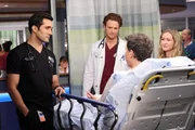 (l-r) Dominic Rains als Crockett Marcel, Nick Gehlfuss als Will Halstead, Dan Bucatinsky als Richard Evans, Alli Hills als Vickie Evans (l-r) Dominic Rains als Crockett Marcel, Nick Gehlfuss als Will Halstead, Dan Bucatinsky als Richard Evans, Alli Hills als Vickie Evans