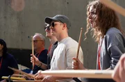 Drum Weekend in Ingelheim: Die Teilnehmenden wärmen sich vor den ersten Workshops auf. Drum Weekend in Ingelheim: Die Teilnehmenden wärmen sich vor den ersten Workshops auf.