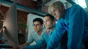 v.l.n.r.: Samir (Yasin Houicha), Alex (Pablo Cobo) und Lolo (Rio Vega)